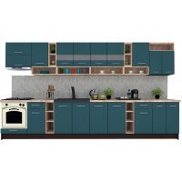Bucatarie COSSY NEW 400 Wenge / Decor 0244